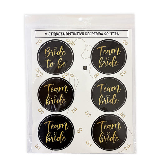 Distintivos Despedida Soltera Circulo Bride to Be | Festiboda