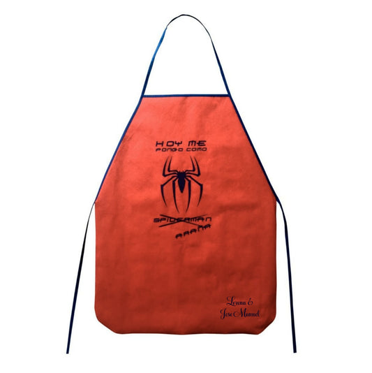 Mandil para Boda Personalizado Yo Hoy Me pongo como Araña 💍