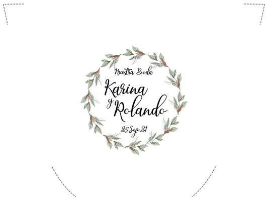 Pantufla Full Color Mod 178 Espinas verdes | Festiboda