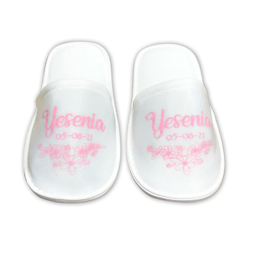 Pantufla Mod 170 Las Flores | Festiboda