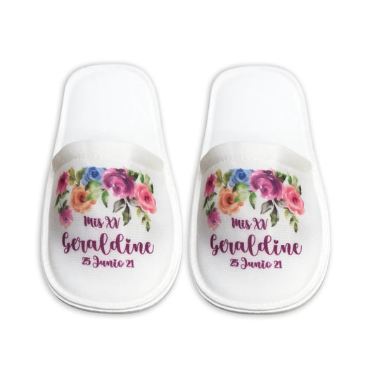 Pantufla Full Color Mod 177 Medio Plano | Festiboda