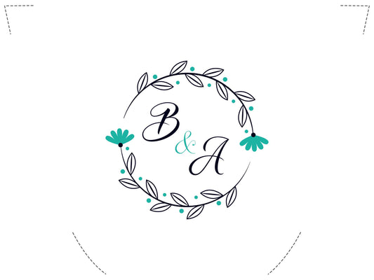 Pantufla Full Color Mod 188 Flor sencilla | Festiboda