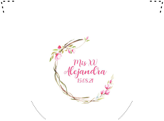 Pantufla Full Color Mod 173 media luna | Festiboda