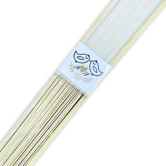 Abanico para Boda Personalizado -  Mod. 36 Dos Pajaritos 💍