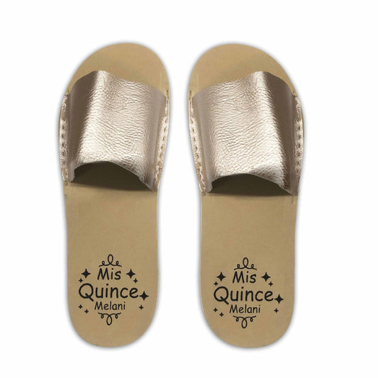 Chancleta para XV años - Mod.44 Destellos 🩴 | Festiboda