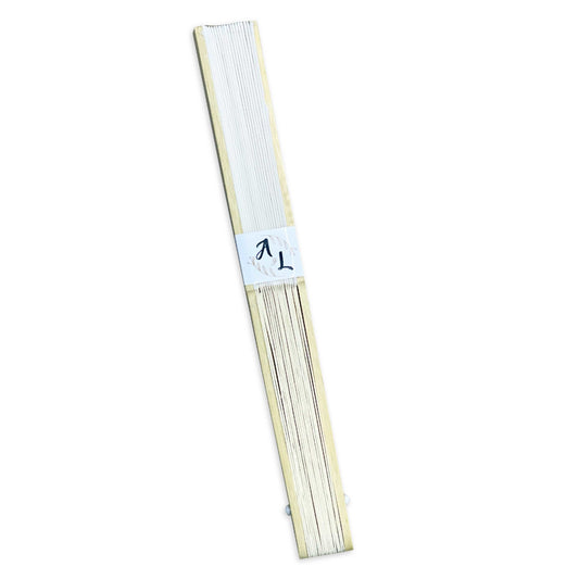 Abanico para Boda Personalizado -  Mod. 47 Espiga Dorada 💍