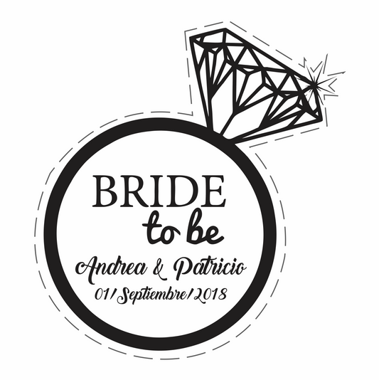 Cilindro para Boda y Despedida de Soltera  - Mod. 114 Anillo 💍