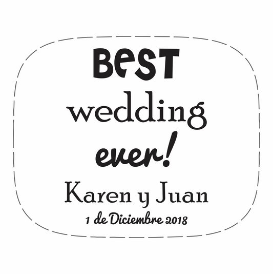 Cilindro para boda - Mod. 142 Weeding 💍 | Festiboda