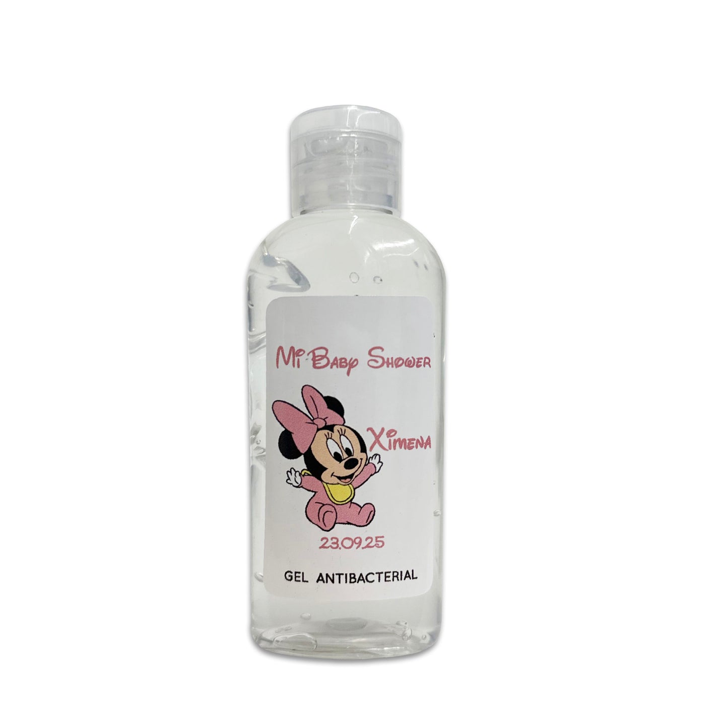 Gel Antibacterial ó Crema para Fiesta Baby Shower Bautizo Perzona