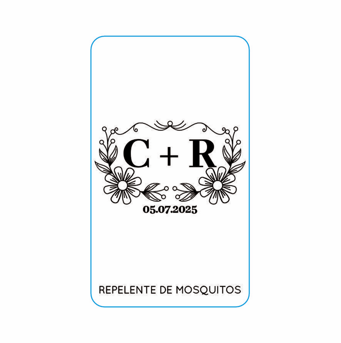 Repelente para Boda Personalizado – Mod. 51 Margaritas 💍