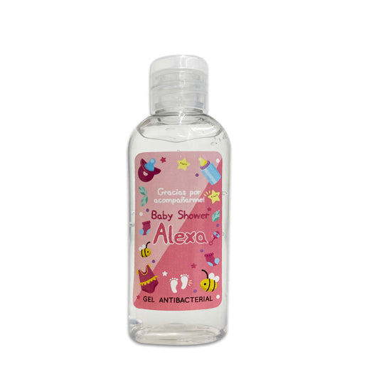 Gel Antibacterial ó Crema para Fiesta Baby Shower Bautizo Perzona