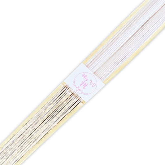 Abanico para XV años Personalizado - Mod. 523 Rosa Pastel XV