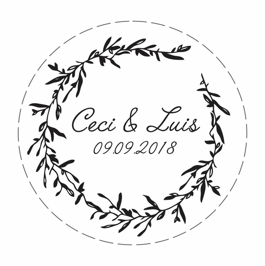 Cilindro para boda - Mod. 143 Corona Espiga 💍 | Festiboda