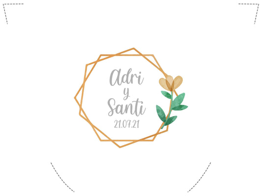 Pantufla Full Color Mod 180 Dos hexa | Festiboda