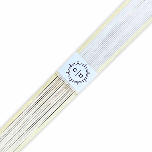 Abanico para Boda Personalizado -  Mod. 68 Cruzadas 💍 | Festiboda