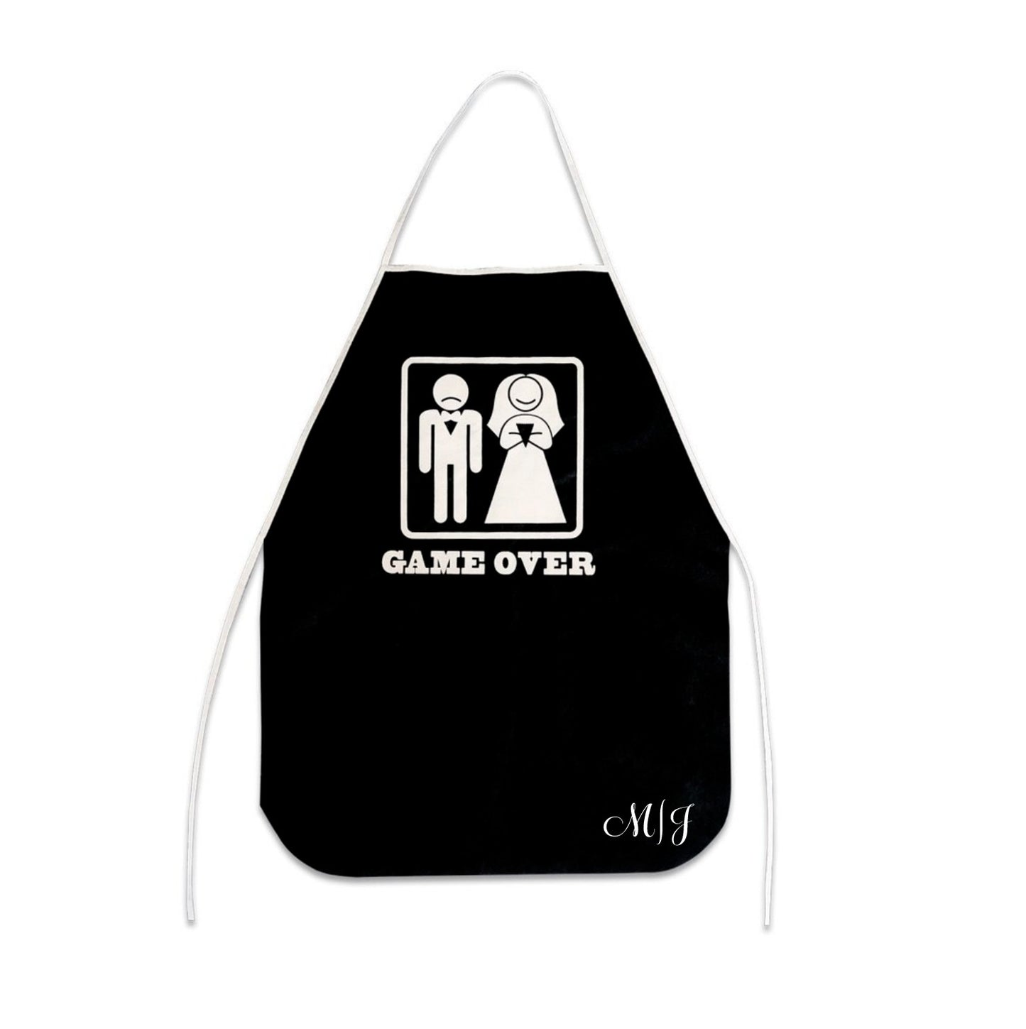 Mandil para Boda Personalizado GAME OVER 💍 | Festiboda