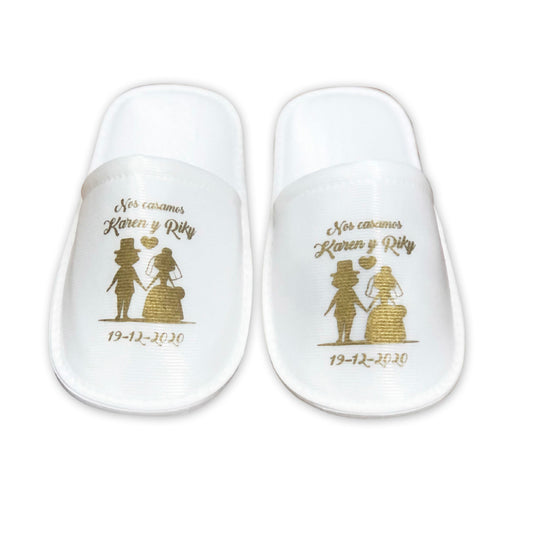 Pantufla Mod 70 Se Casaron | Festiboda