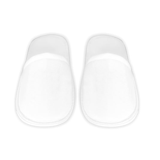 Pantufla Lisa ( Tela : Satín Blanco )