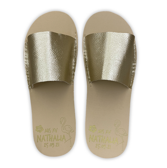 Chancleta para XV años - Mod.41 Flamenco Mis XV 🩴 | Festiboda