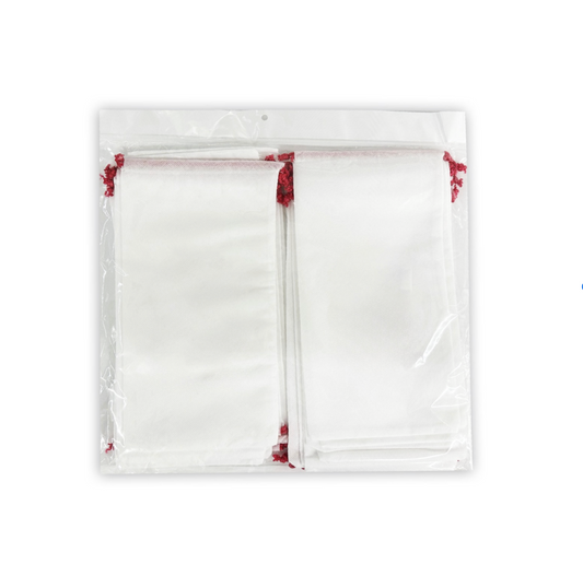 Kit Anticruda Blanco Liso  Paquete 20 pzas  –Empacado en Bolsa Bl