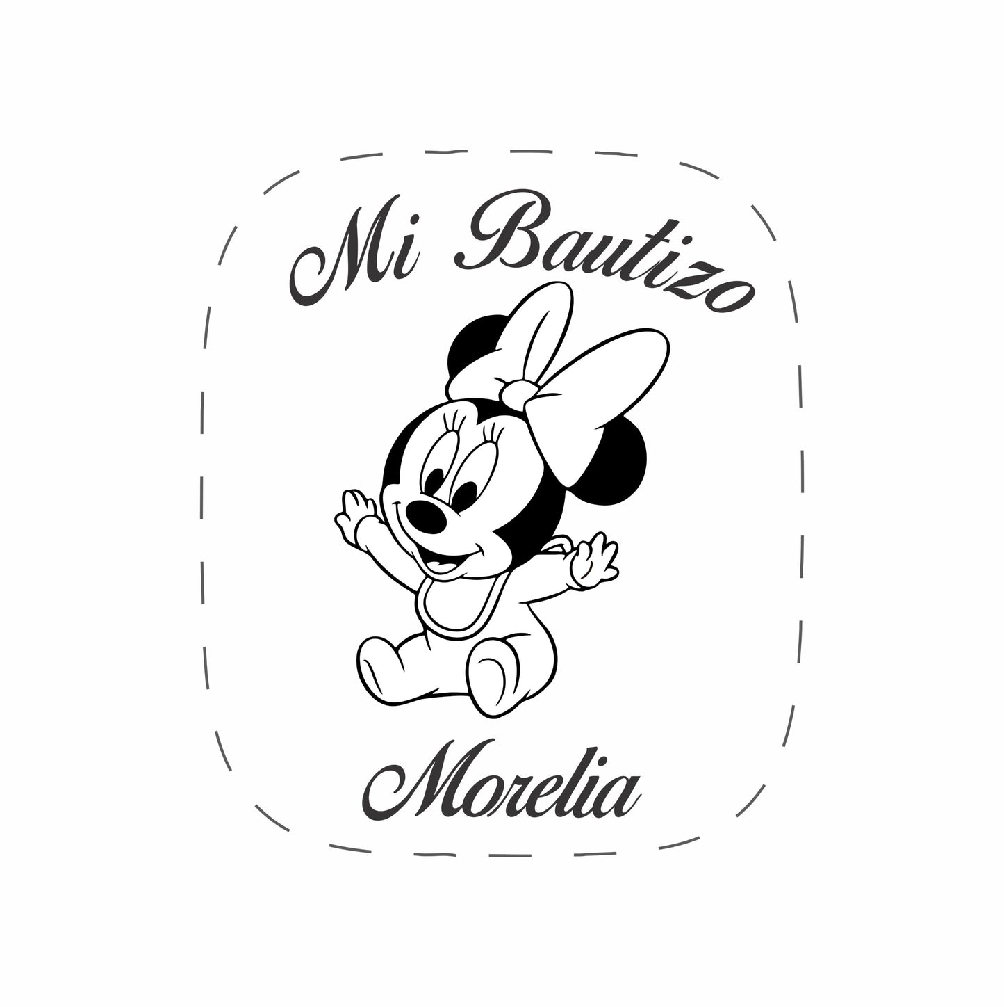 Cilindro para bautizo - Mod. 539 Disney