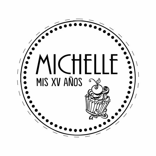 Cilindro para XV años -  Mod. 14 XV Pastelito 🧴 | Festiboda