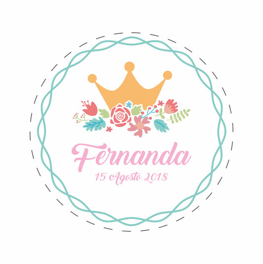 Cilindro para XV años -  Mod. 20 Corona Flores 🧴 | Festiboda