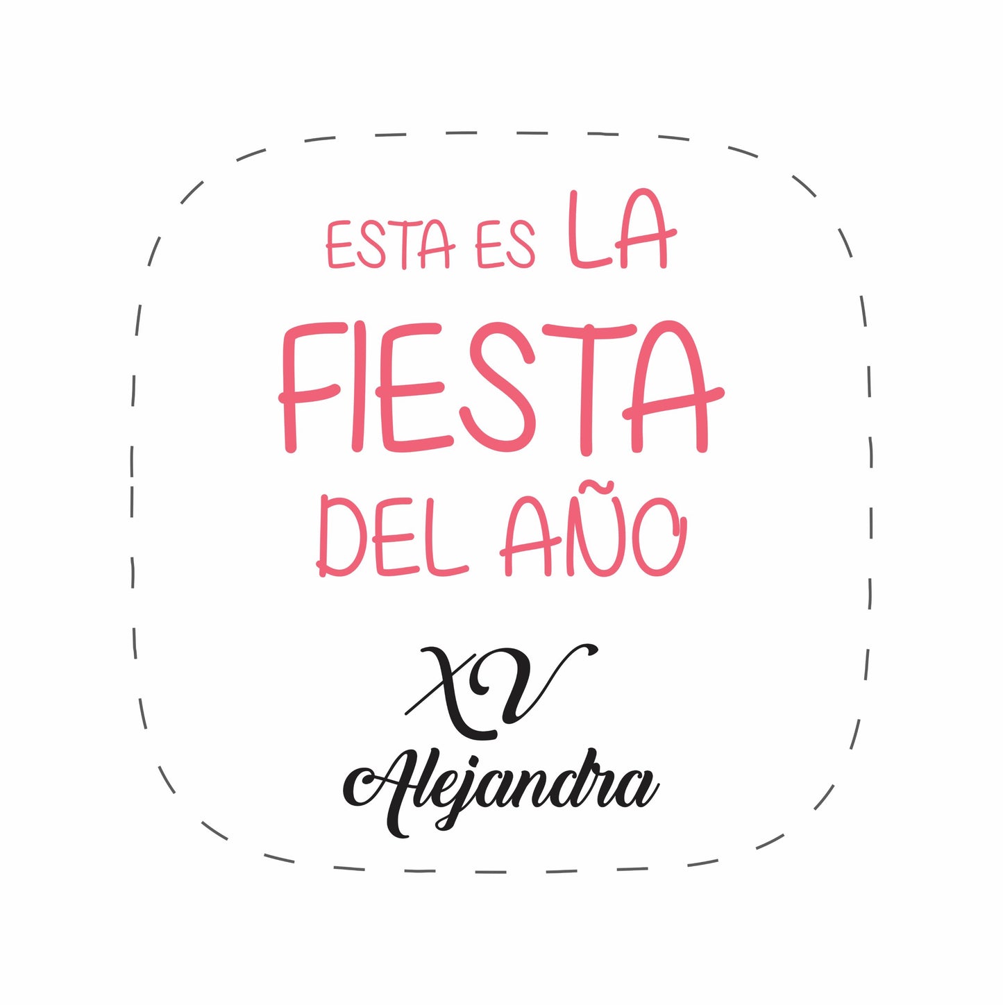 Cilindros para XV Años - Mod. 26 La Fiesta del Año 🎉 | Festiboda