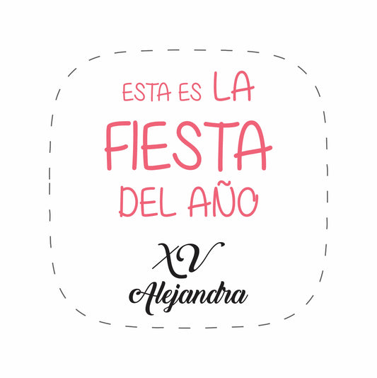 Cilindros para XV Años - Mod. 26 La Fiesta del Año 🎉 | Festiboda