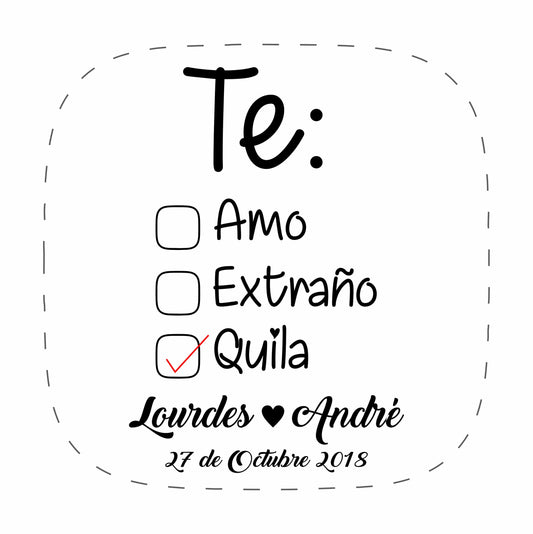 Cilindro para boda - Mod. 43 Tequila 💍 | Festiboda