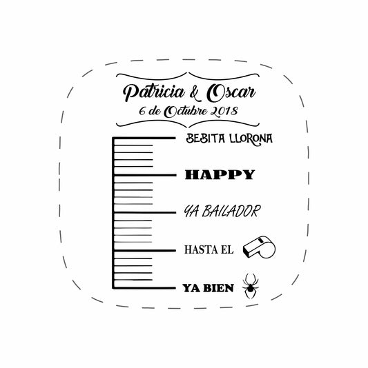 Cilindro para boda - Mod. 44 Medidor 💍 | Festiboda