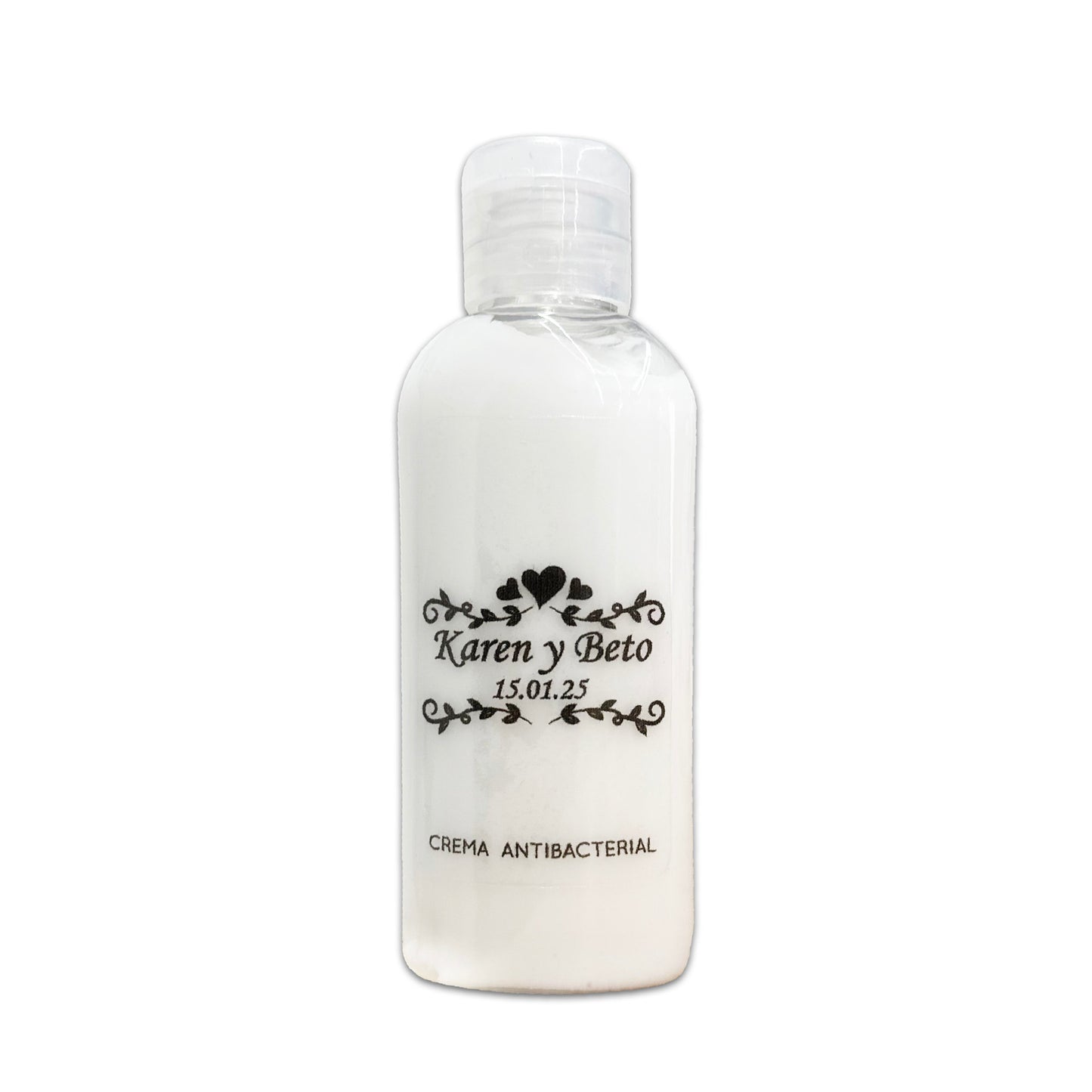 Gel Antibacterial ó Crema para Boda Personalizado Mod. 34 Muchos