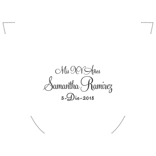 Pantufla Mod 126 Simple Nombre | Festiboda