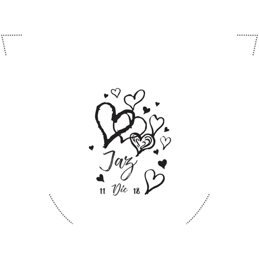 Pantufla Mod 128 Corazón Abstracto | Festiboda