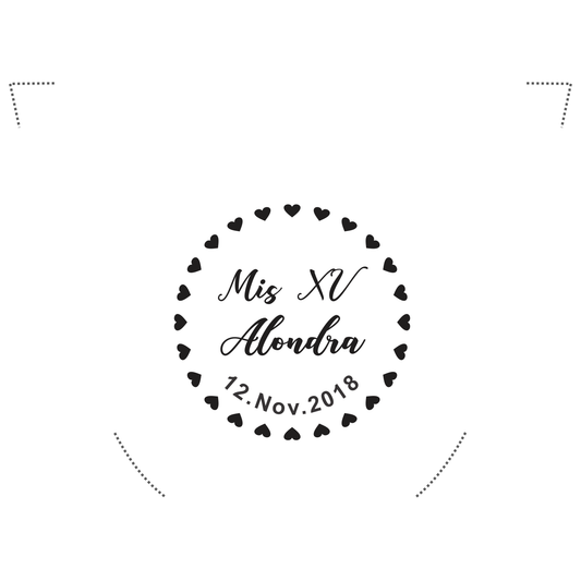 Pantufla Mod 141 XV Corazoncitos | Festiboda