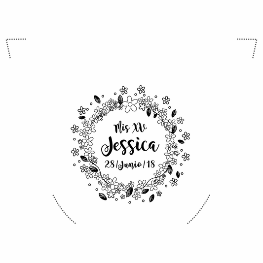 Pantufla Mod 165 Miles Flores | Festiboda