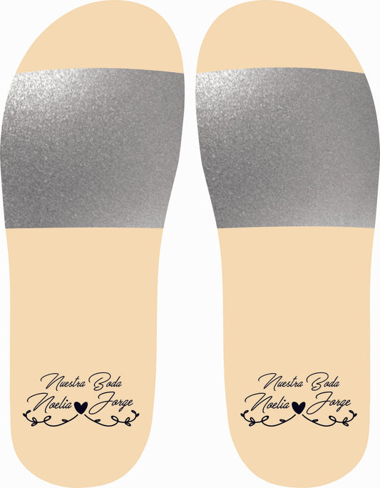 Chancleta para boda - Mod.22 Nuestra Boda 💍 | Festiboda