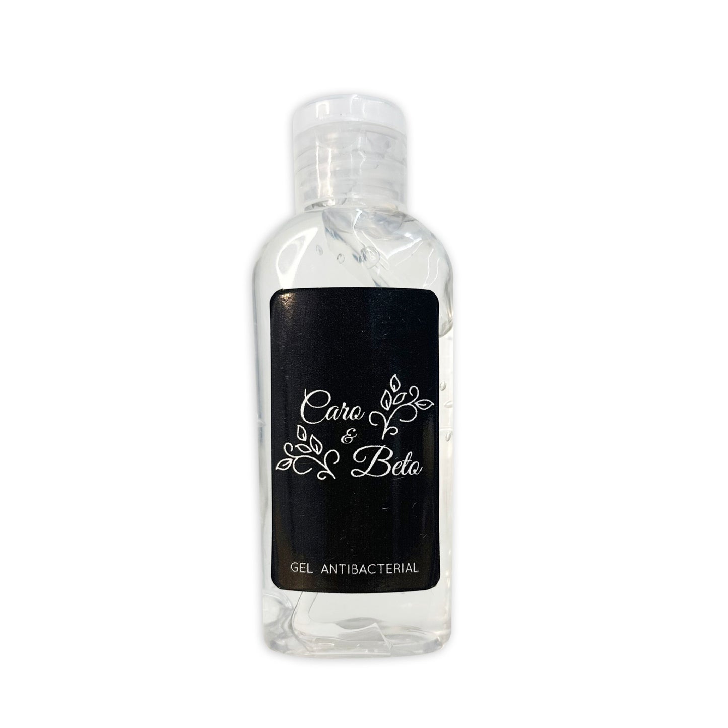 Gel Antibacterial ó Crema para Boda Personalizado Mod. 23 Blanco