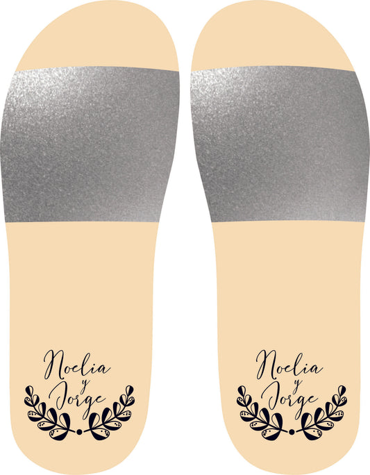 Chancleta para boda - Mod.24 Hoja Circulo 💍 | Festiboda