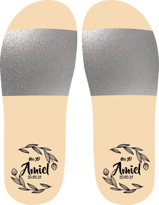 Chancleta para XV años - Mod.33 Circulo Flor 🩴 | Festiboda