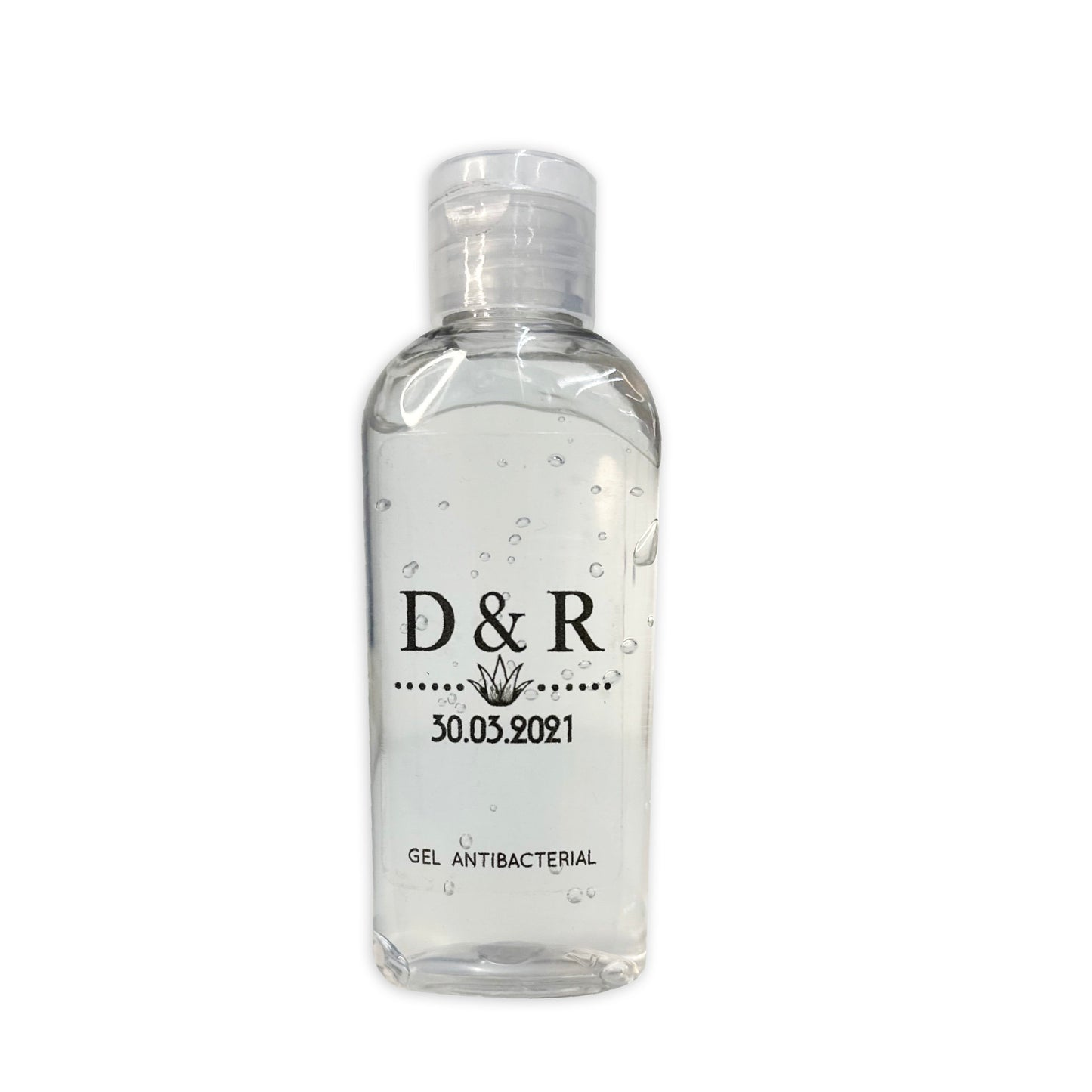 Gel Antibacterial ó Crema para Boda Personalizado Mod. 40 Maguey
