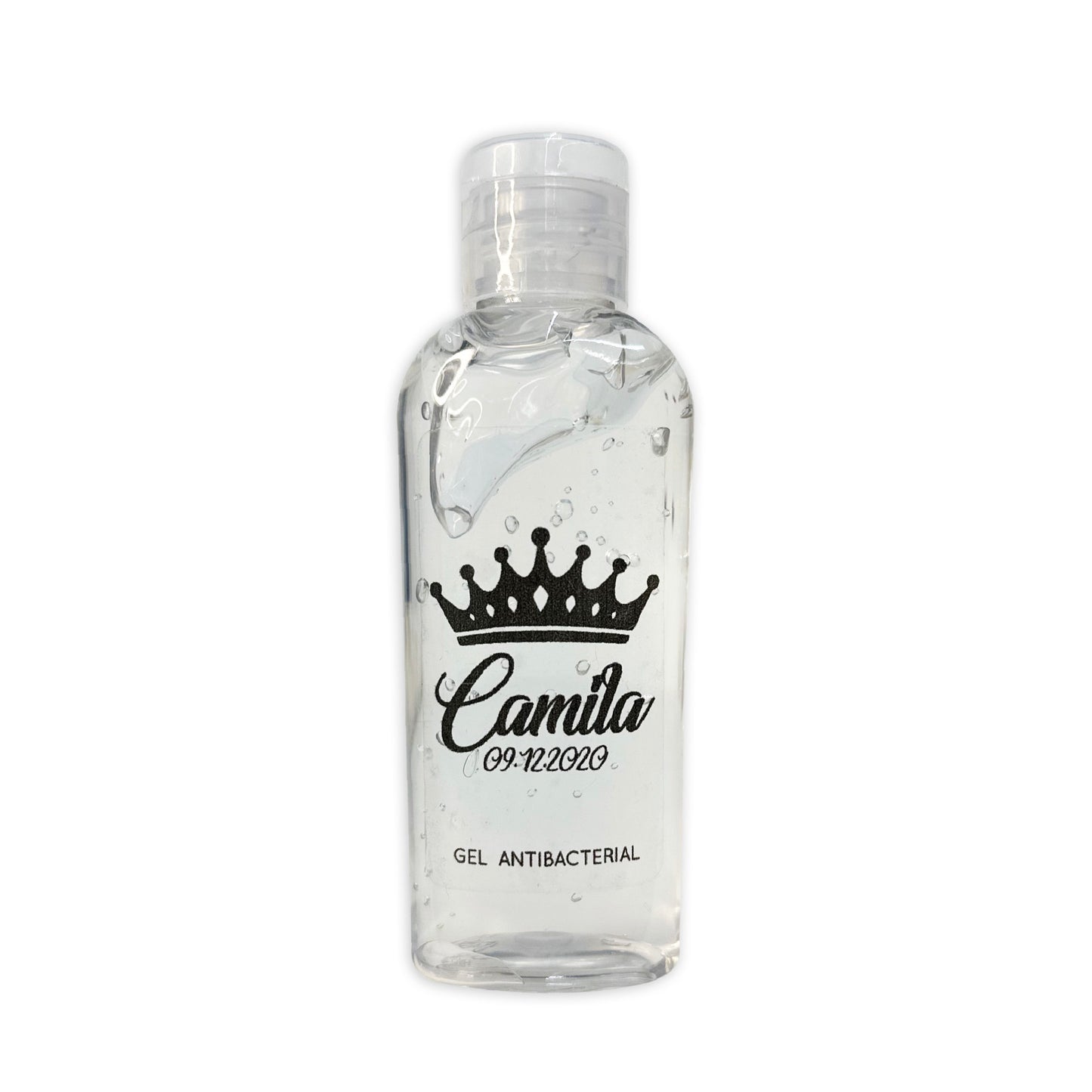 Gel Antibacterial ó Crema para XV Años Personalizado Mod. 41 Mis