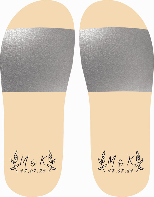 Chancleta para boda - Mod.6  Hojitas 💍 | Festiboda