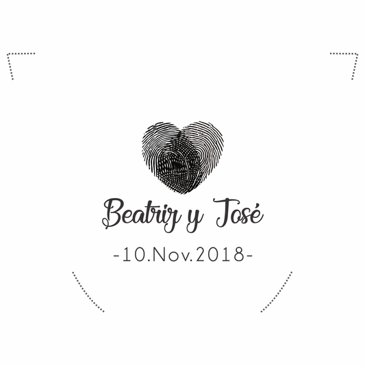 Pantufla Mod 76 Huella y Nombres | Festiboda