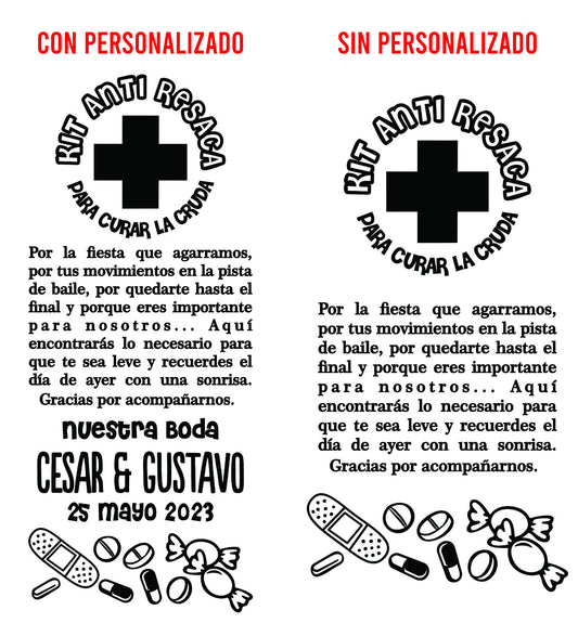 Costalito para Kit Anticruda para Boda mod. 1 Kit Anticruda Nuevo