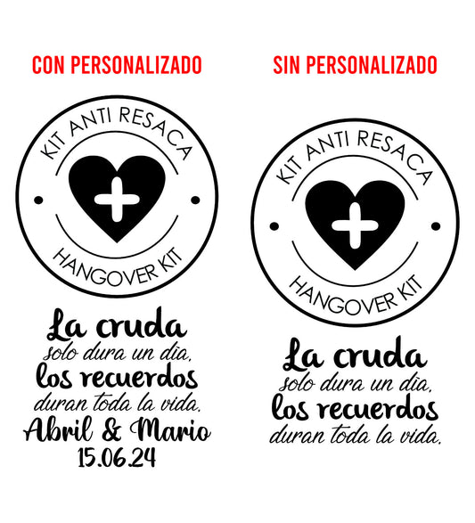 Costalito para Kit Anticruda para Boda mod. 11 Corazon cruz 💍