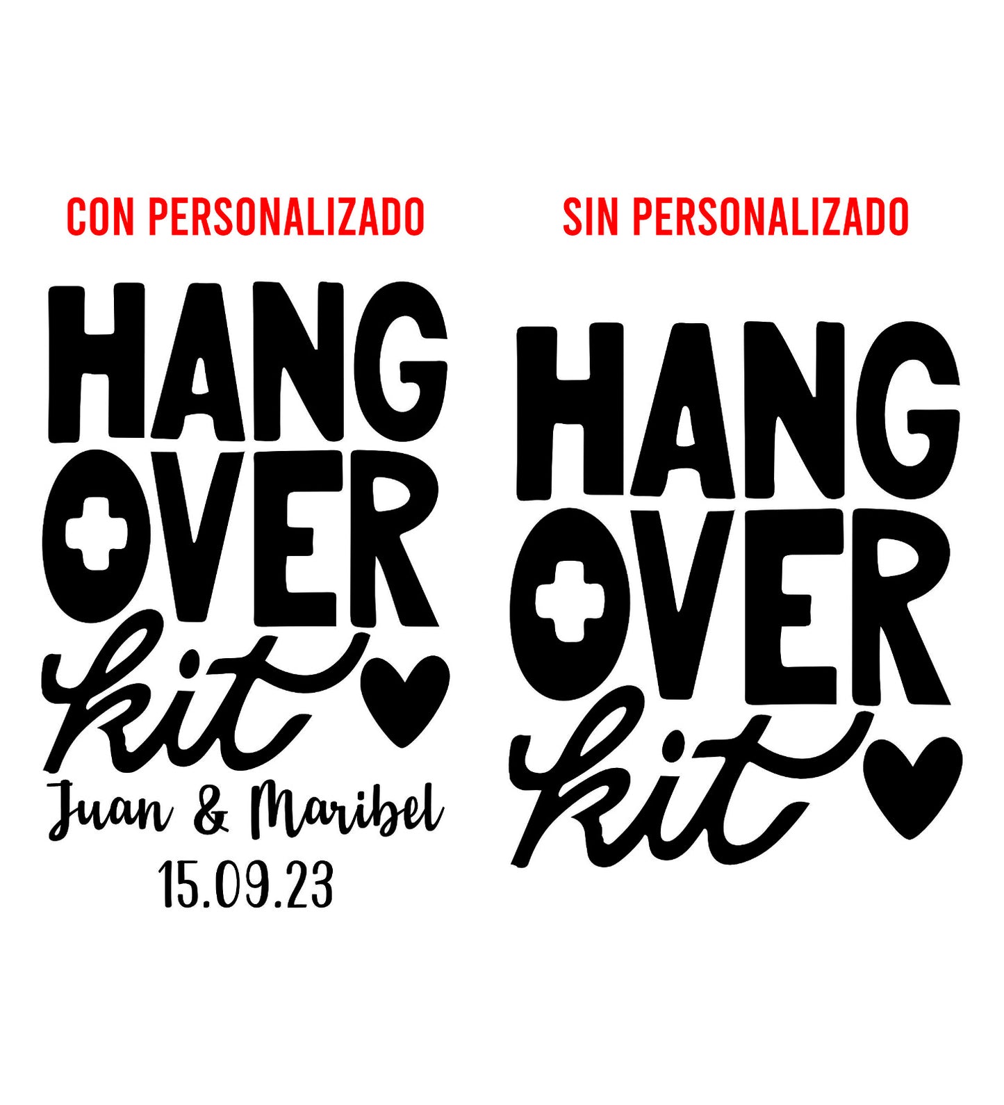 Costalito para Kit Anticruda para Boda mod. 13 Hangover 💍