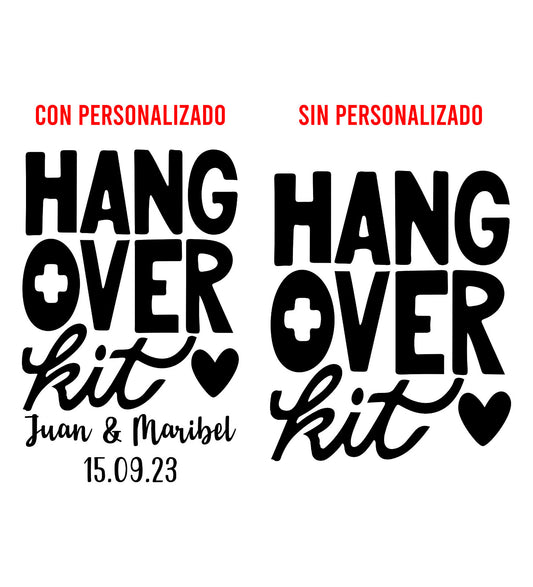 Costalito para Kit Anticruda para Boda mod. 13 Hangover 💍