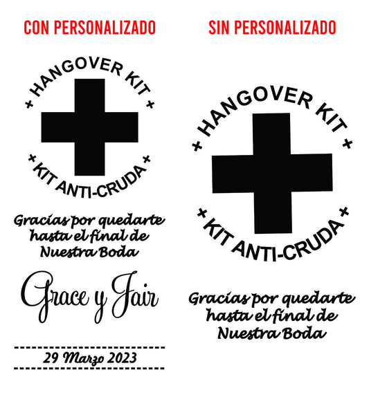 Costalito para Kit Anticruda para Boda mod.2 Clásico 💍 | Festibod