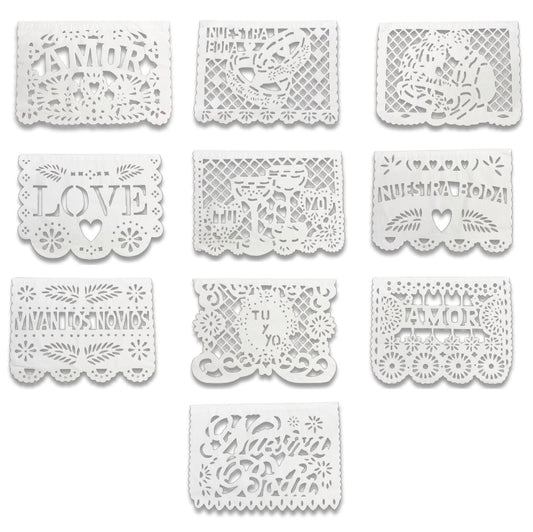 PAPEL PICADO BLANCO | Festiboda